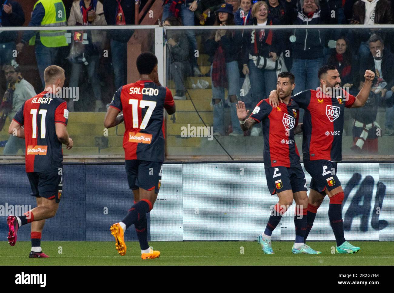 Stefano Sabelli of Genoa CFC looks on during the Coppa Italia