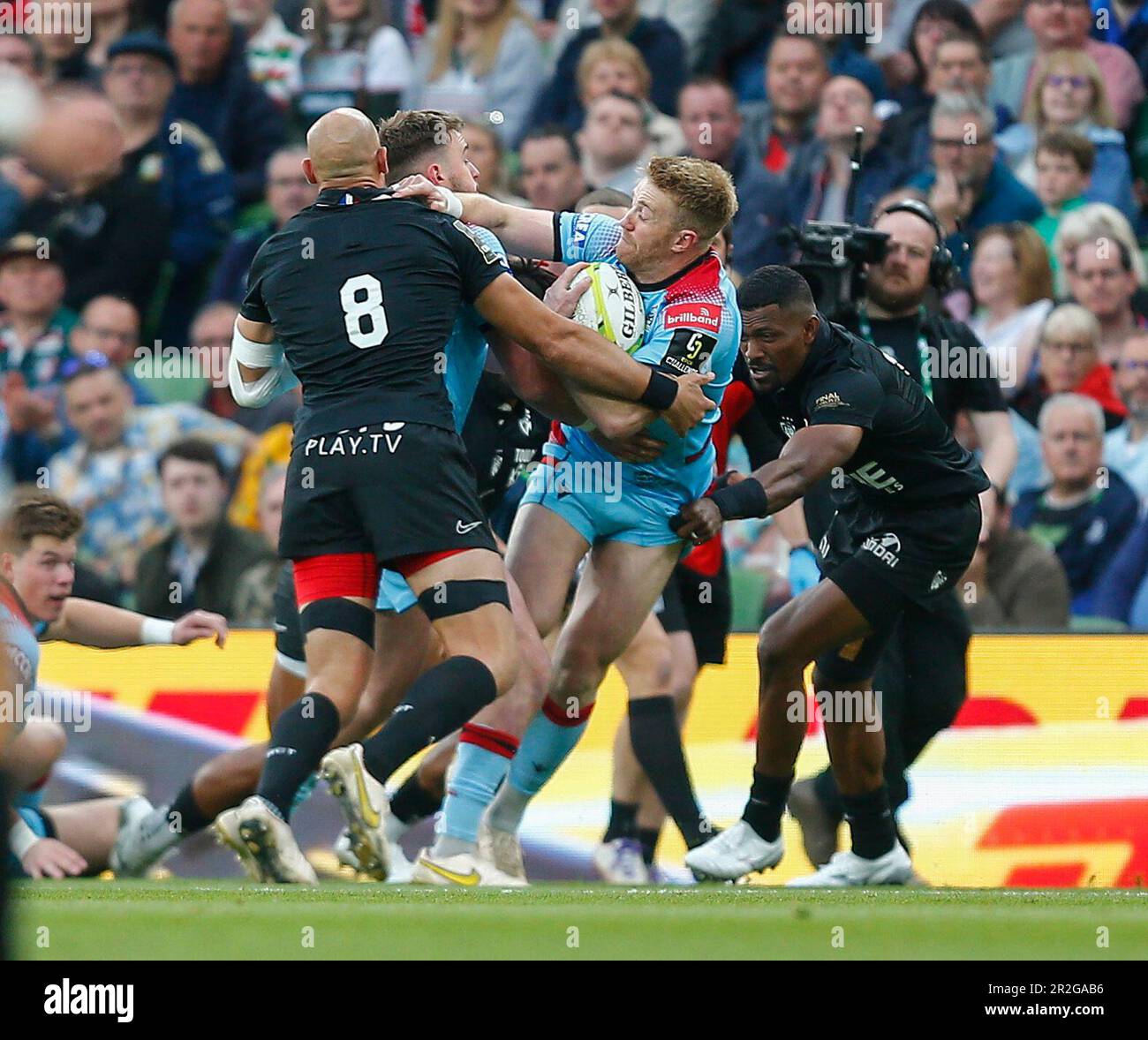 Gab Rugby Aviva Stadium, Dublin, Ireland. 19th May, 2023. EPCR Challenge Cup ...