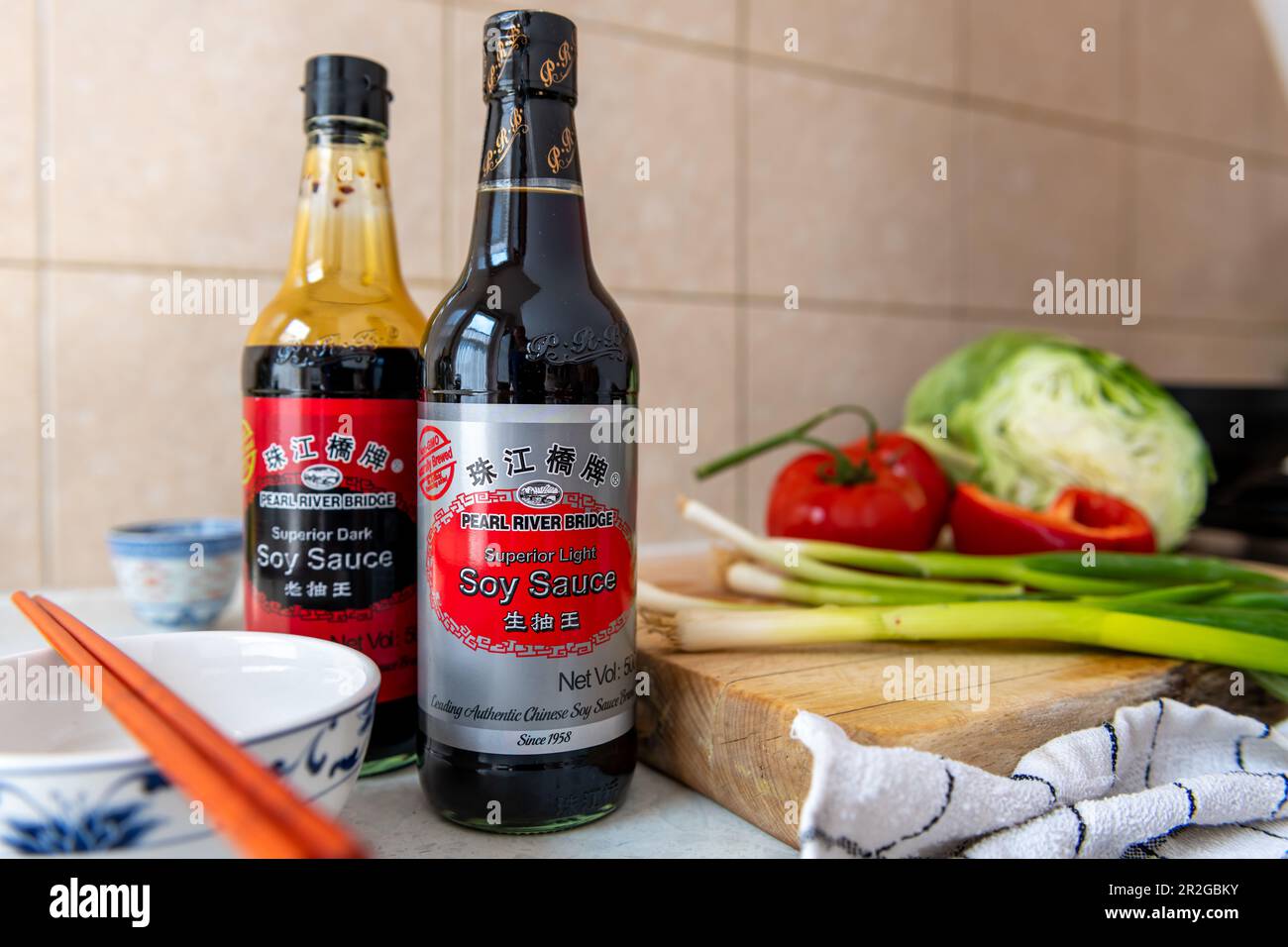 Soy sauce bottle hi-res stock photography and images - Alamy