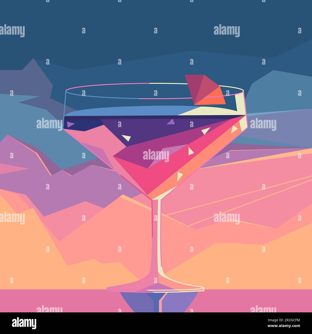Whiskey in glass ice on Stock Vector Images - Alamy