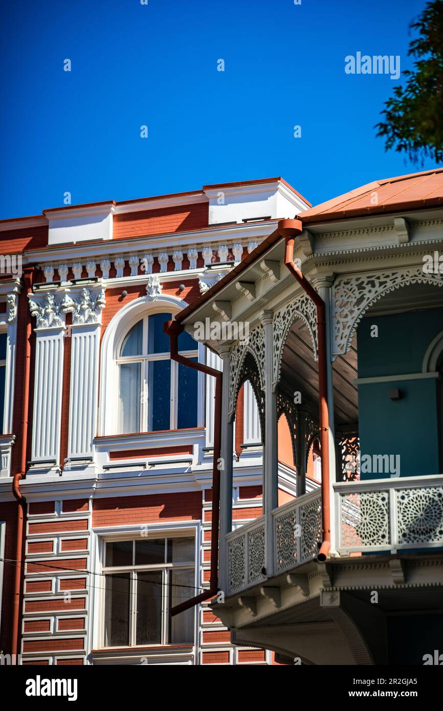 Architecture of Old Tbilisi's area Kala, the oldest part of the