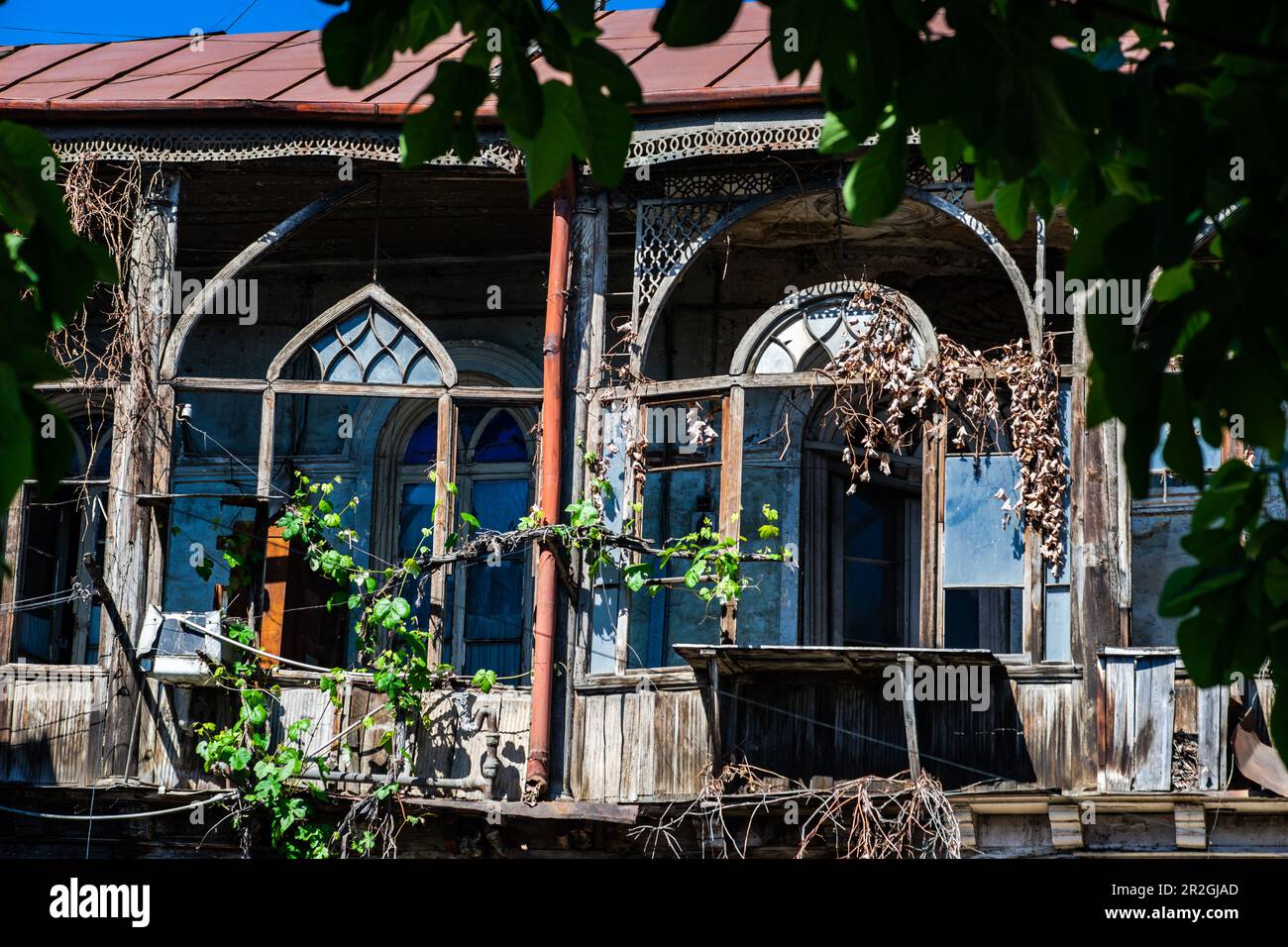 Architecture of Old Tbilisi's area Kala, the oldest part of the
