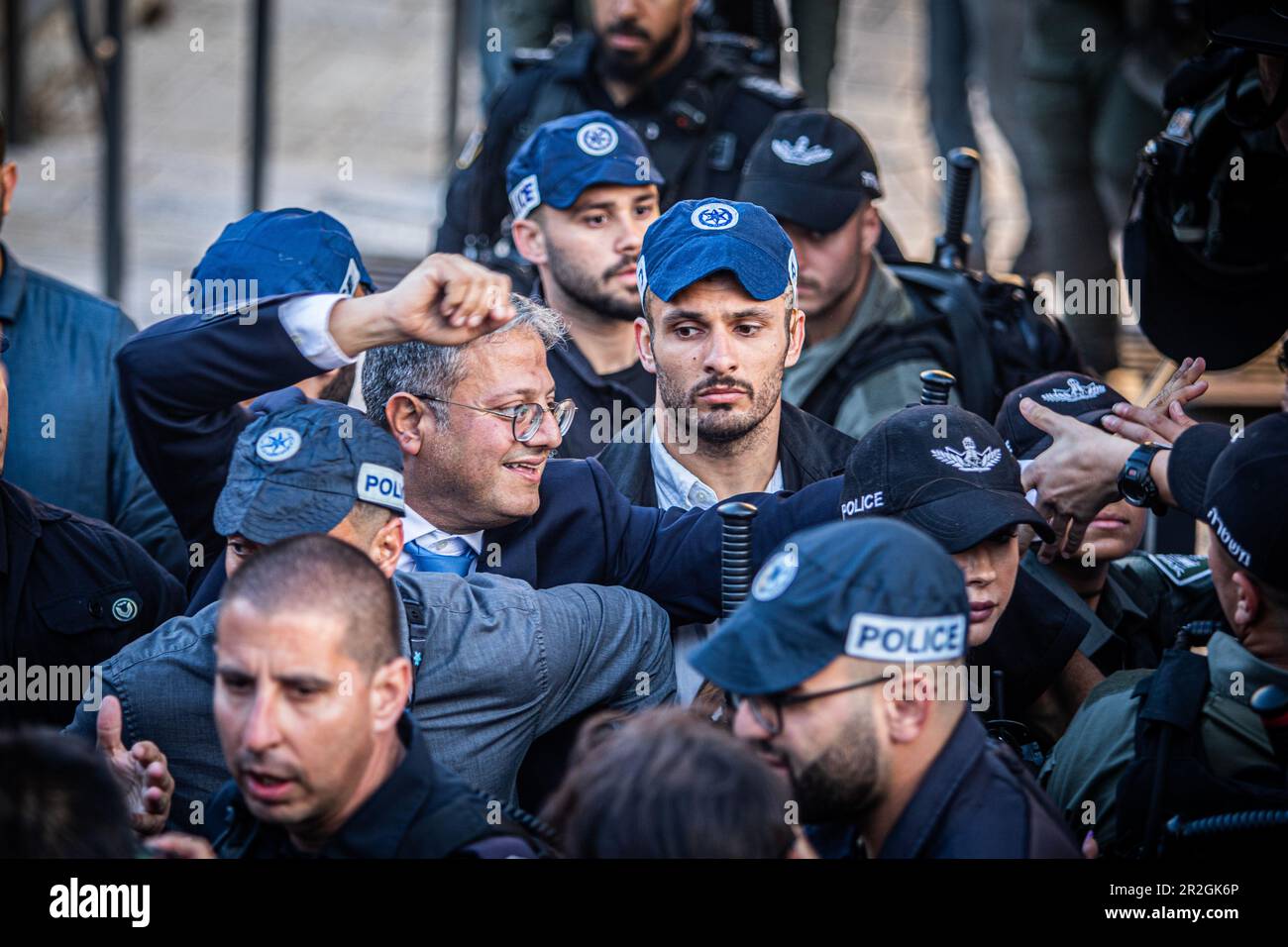 Jerusalem, Israel. 18th May, 2023. Israeli minister of National ...