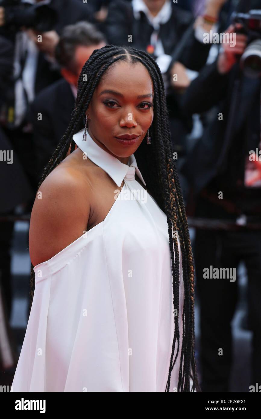 Cannes, France, 19th May, 2023. Naomi Ackie arriving on the red carpet