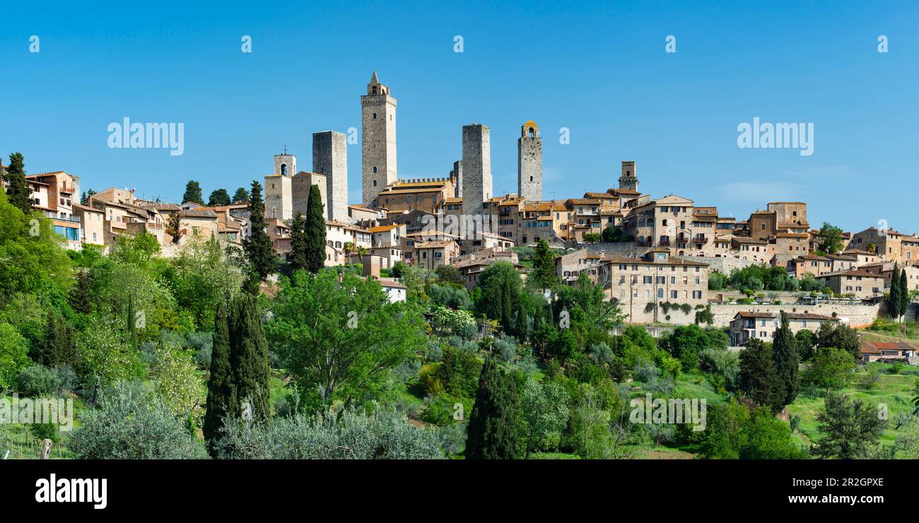 San Gimignano, Tuscany, Italy, Europe Stock Photo
