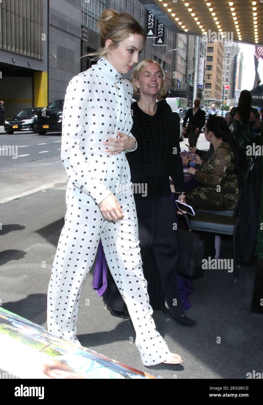 New York, NY, USA. 19th May, 2023. Jodie Comer seen arriving at the