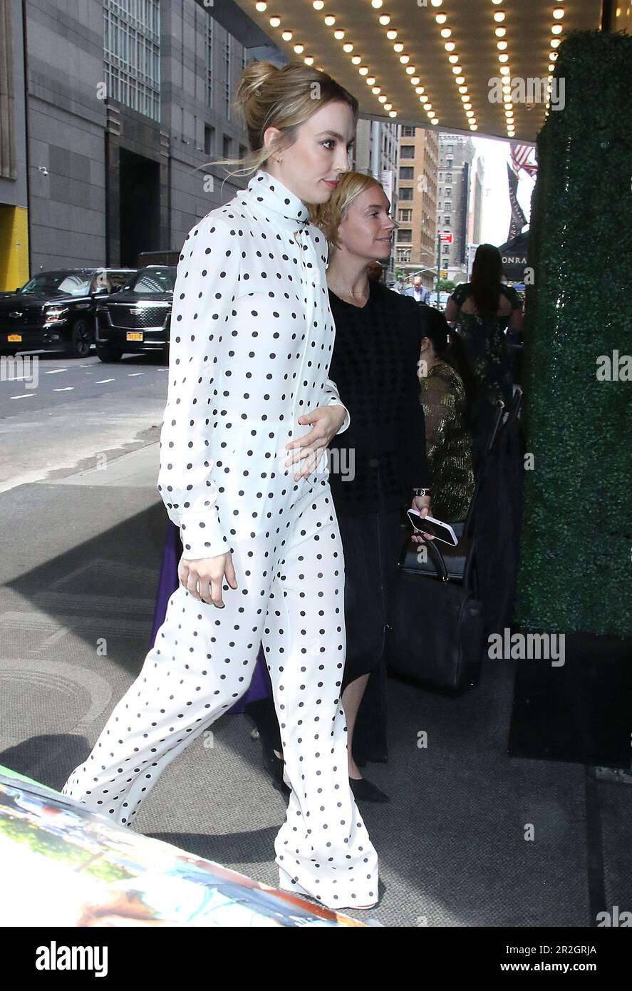New York, NY, USA. 19th May, 2023. Jodie Comer seen arriving at the