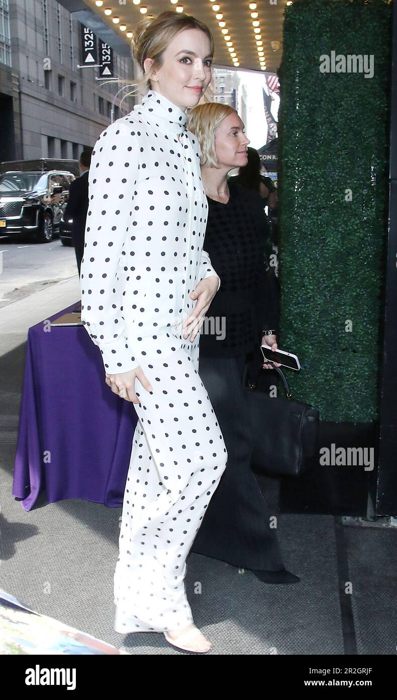 New York, NY, USA. 19th May, 2023. Jodie Comer seen arriving at the