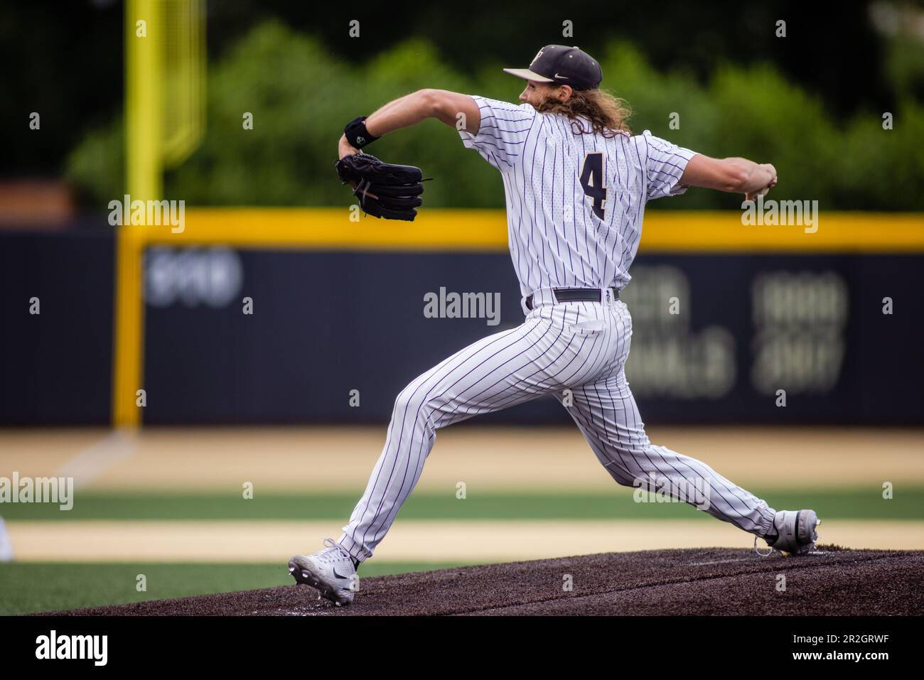 May 18, 2023 Wake Forest pitcher Rhett Lowder (4) pitches during the