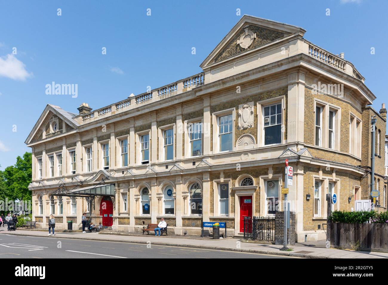 Chiswick Town Hall,  Sutton Court Road, Turnham Green, Chiswick, London Borough of Hounslow, Greater London, England, United Kingdom Stock Photo