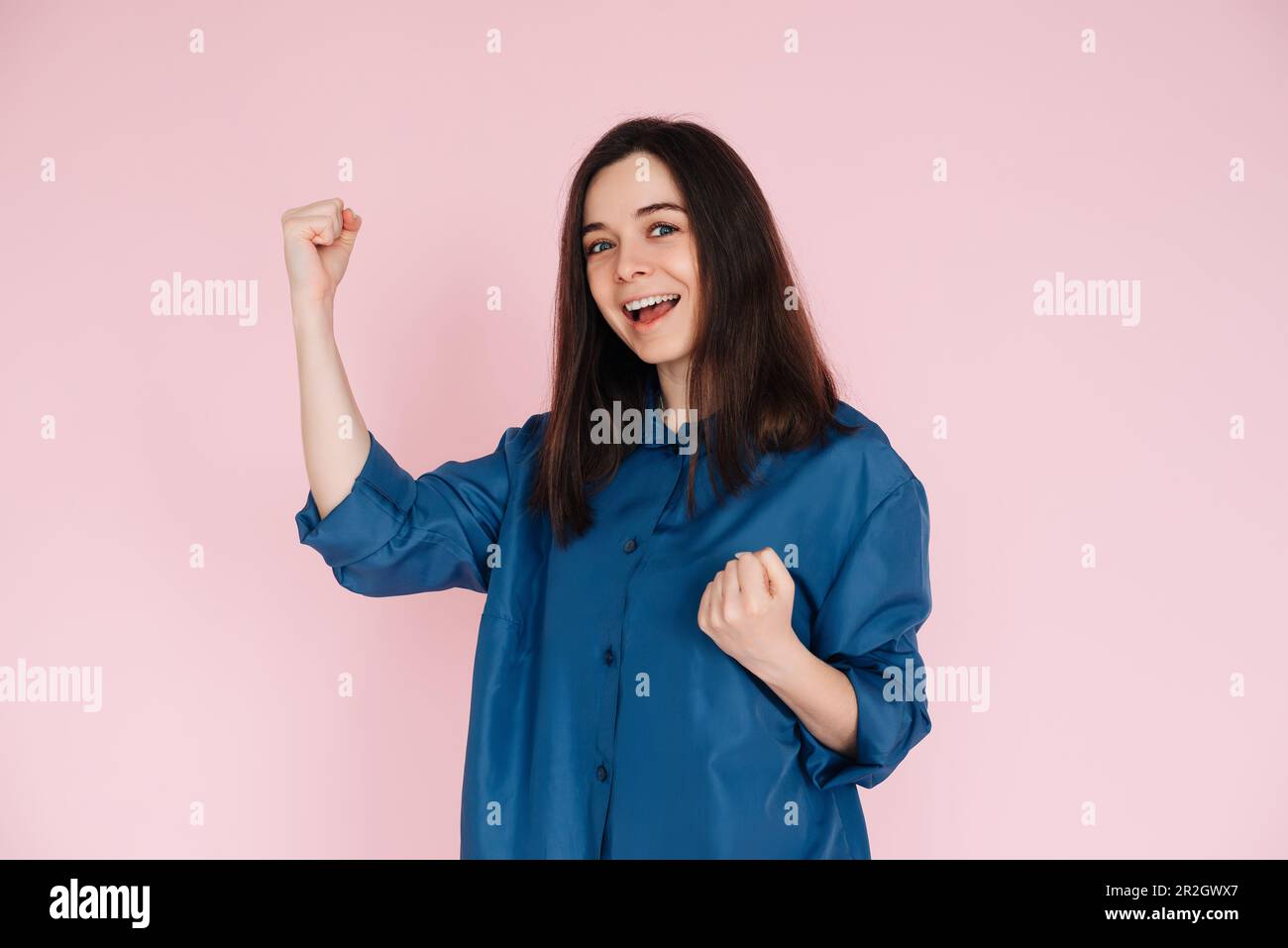 Triumph overjoyed hi-res stock photography and images - Alamy