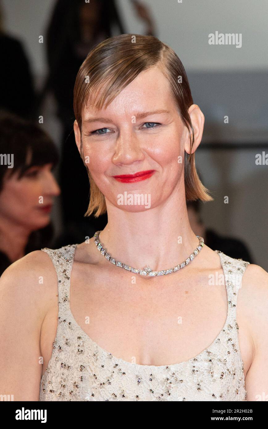 cannes-france-19th-may-2023-sandra-huller-coming-out-from-the-zone