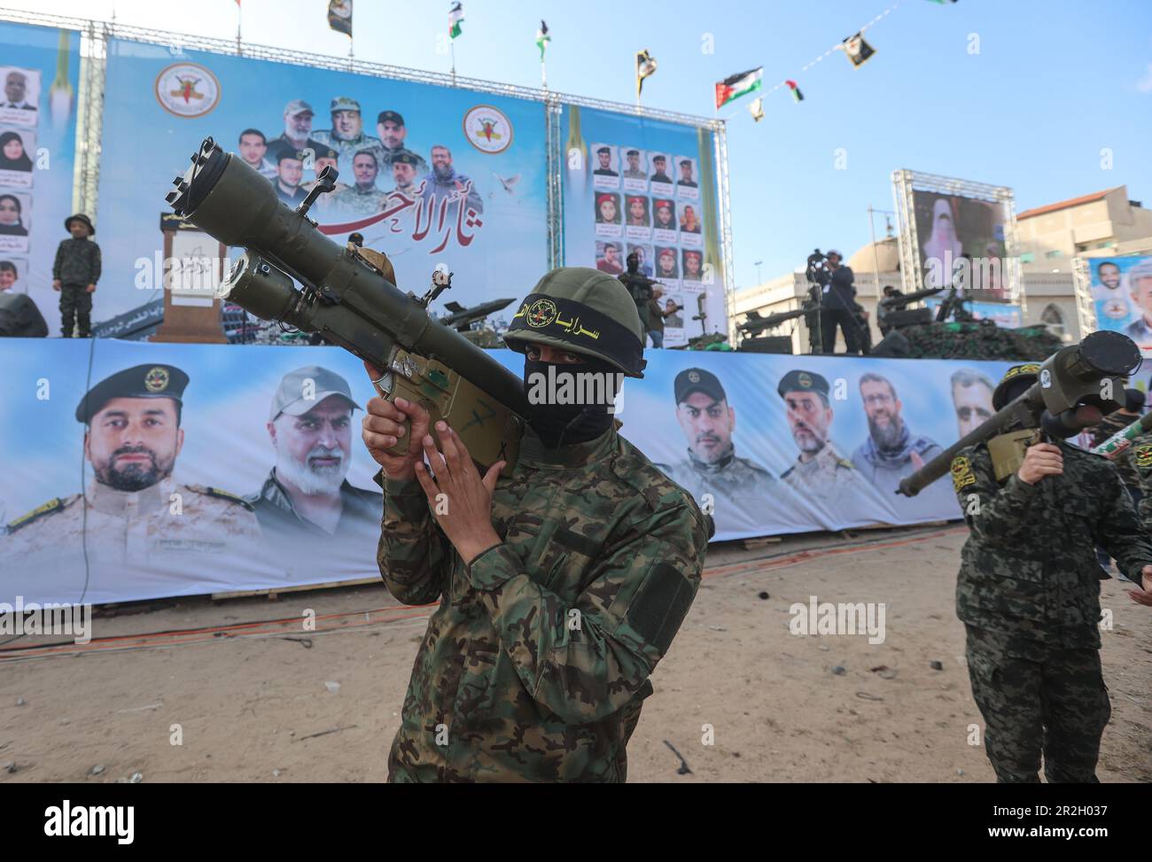 Fighters From The Palestinian Islamic Jihad Group Participate In A ...