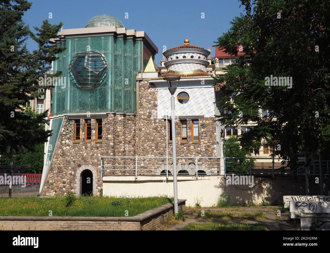 Mother Teresa Memorial House, Skopje capital, North Macedonia Stock Photo