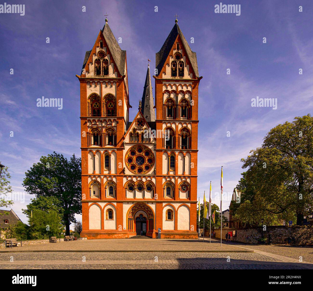 Cathedral on Domplatz in Limburg, Limburg an der Lahn, Hesse, Germany Stock Photo