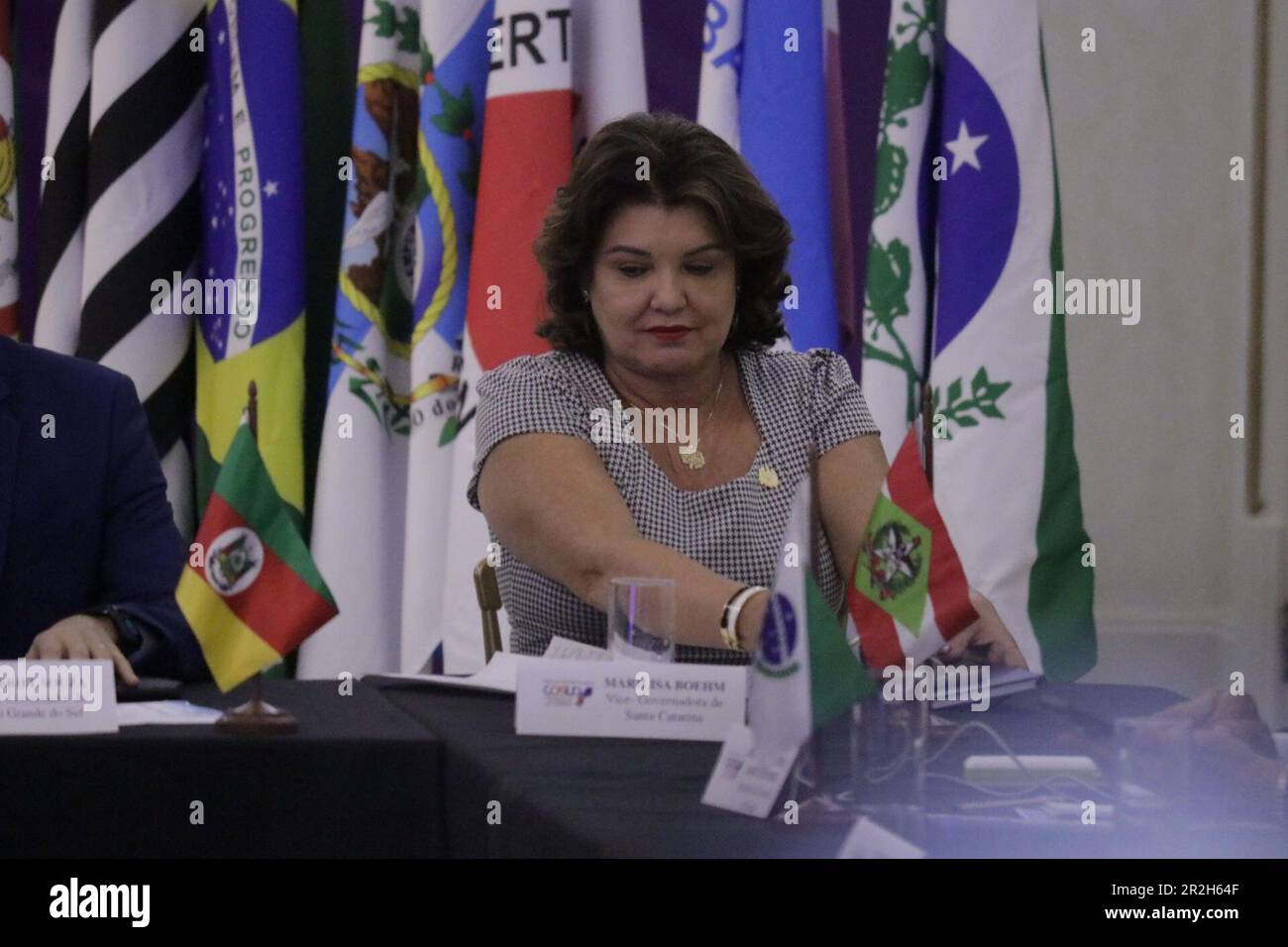 Rio De Janeiro, Brazil. 19th May, 2023. AL), met this Friday afternoon (19), at Palácio Guanabara, seat of the government of RJ, with the governors and representatives of the south and southeast to discuss the tax reform. Credit: Carlos Elias Junior/FotoArena/Alamy Live News Stock Photo