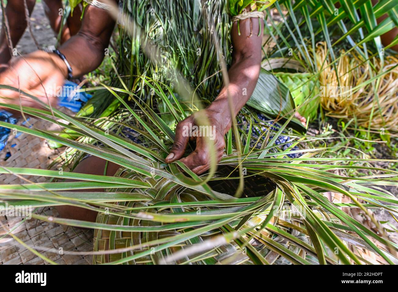 Weaving Local Material Temotu province weaving heritage hi-res stock photography and images ...