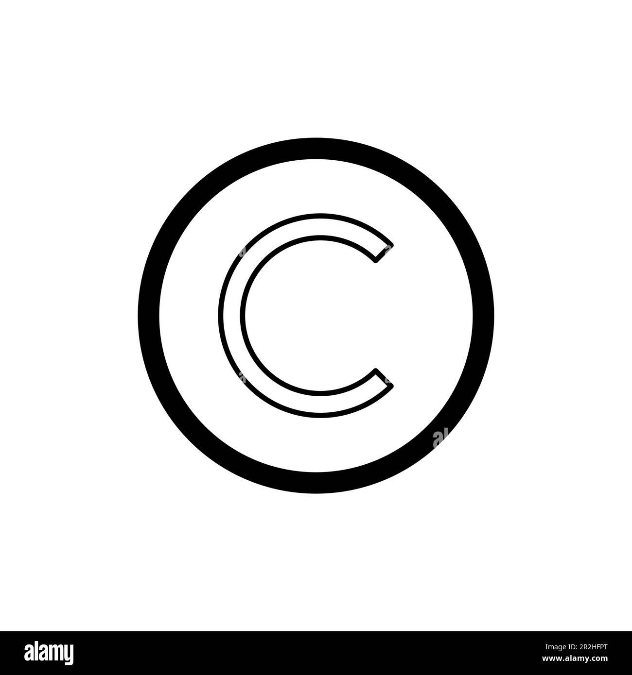 Copyright icon vector. copyright symbols Stock Vector Image & Art Alamy