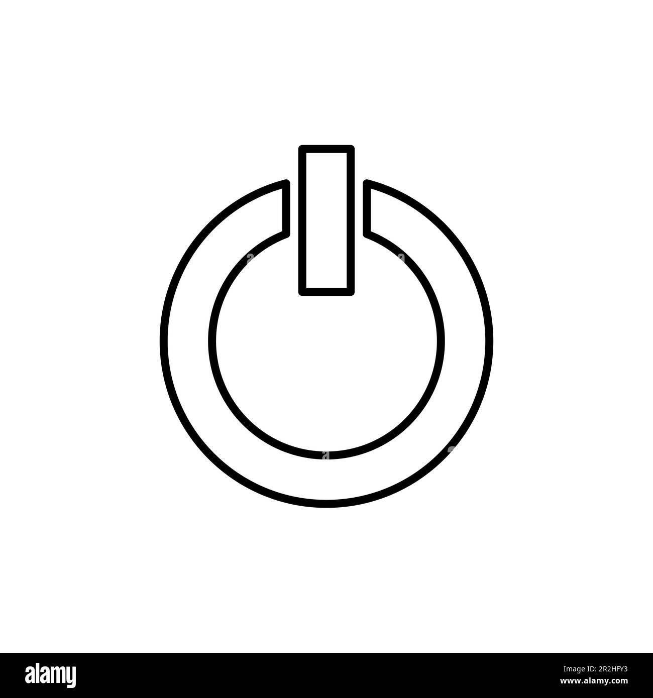 Power icon vector. Power Switch Icon. Electric power Stock Vector Image