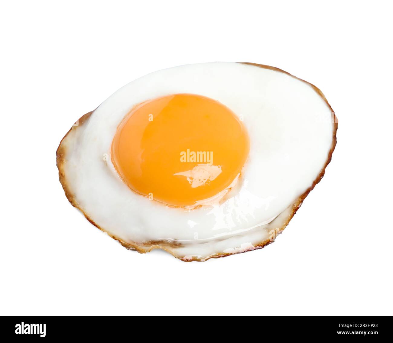 Delicious fried egg with yolk isolated on white Stock Photo - Alamy