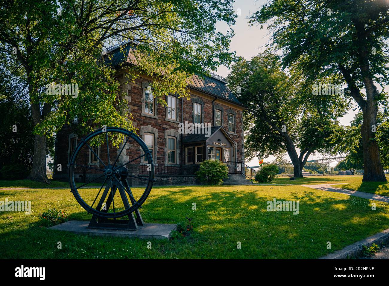 Sault Ste. Marie, ON, CanadaJune 30, 2022 Historical building on the