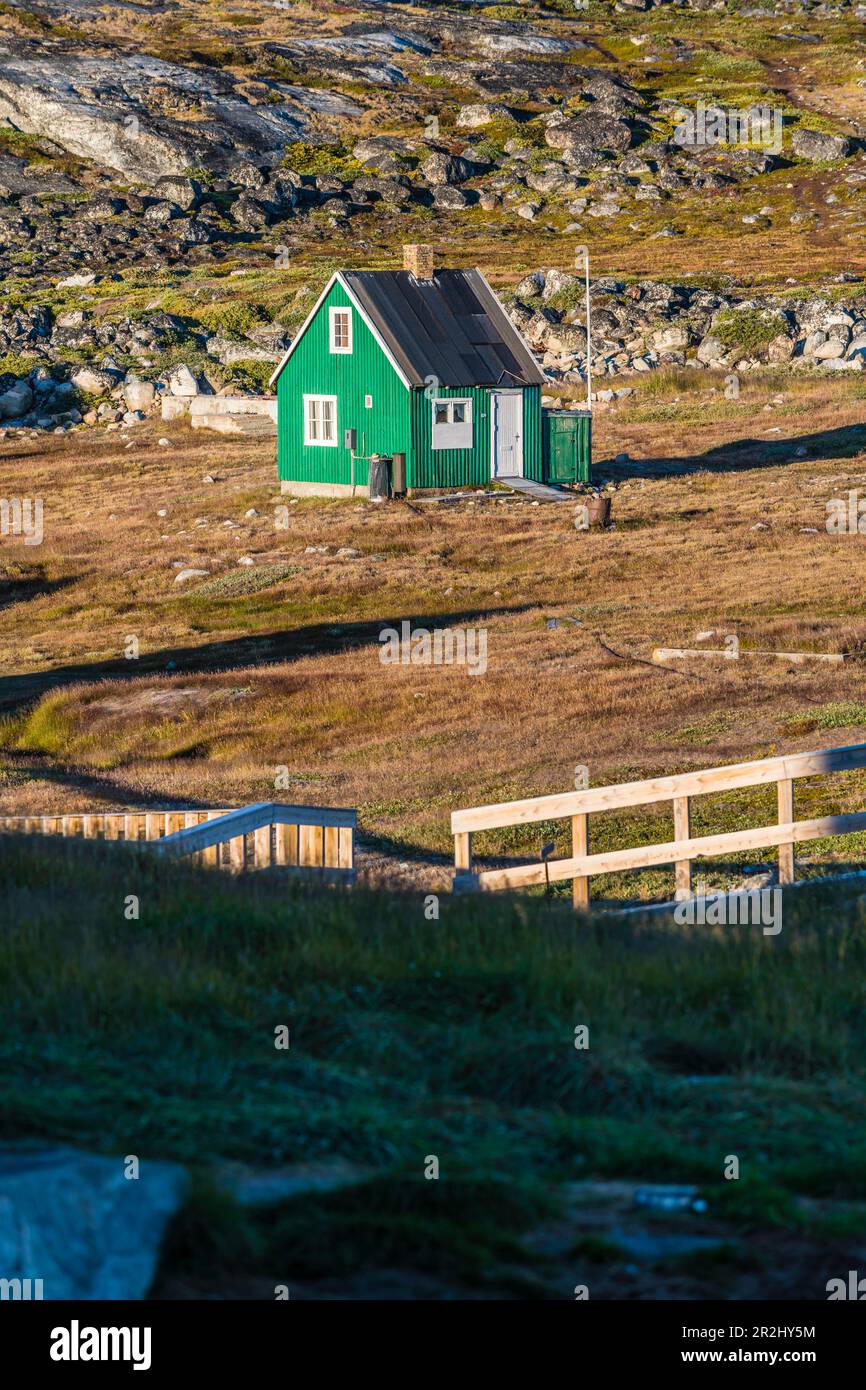 Residential house in the small settlement of Ilimanaq, Disko Bay