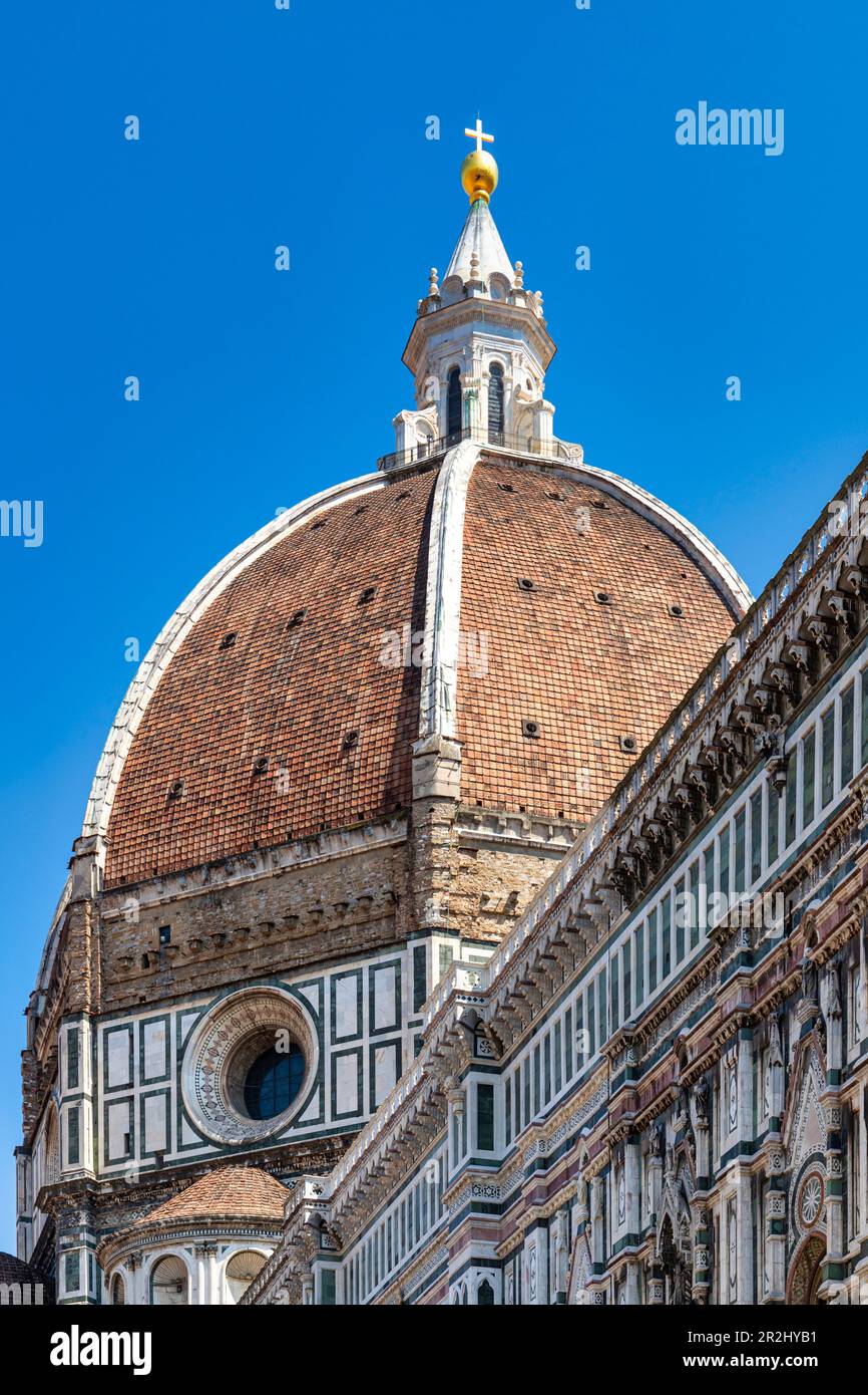 Brunelleschi's dome of the Cathedral of Santa Maria del Fiore, Florence ...