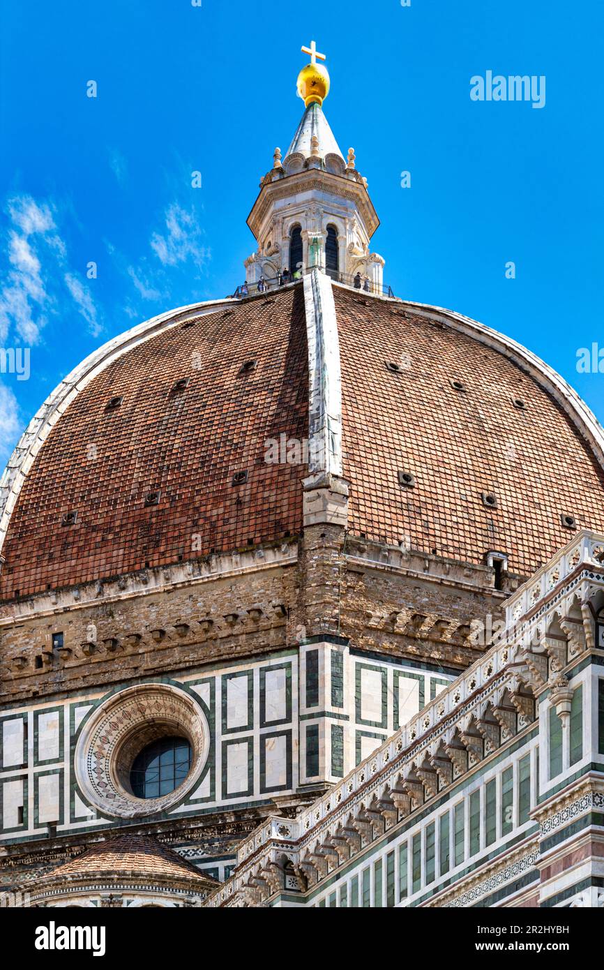 Brunelleschi's dome of the Cathedral of Santa Maria del Fiore, Florence ...