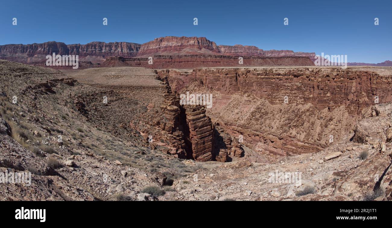 The North Fork Abyss of the Lower Soap Creek Canyon joining the