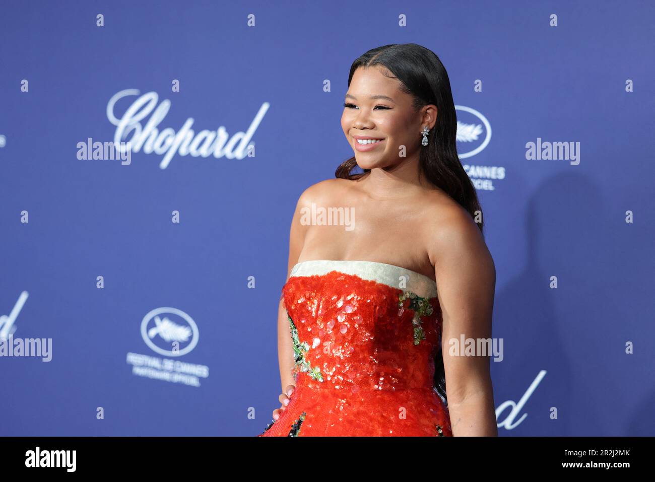 Cannes, France. 19th May, 2023. Storm Reid attending the Chopard Trophy