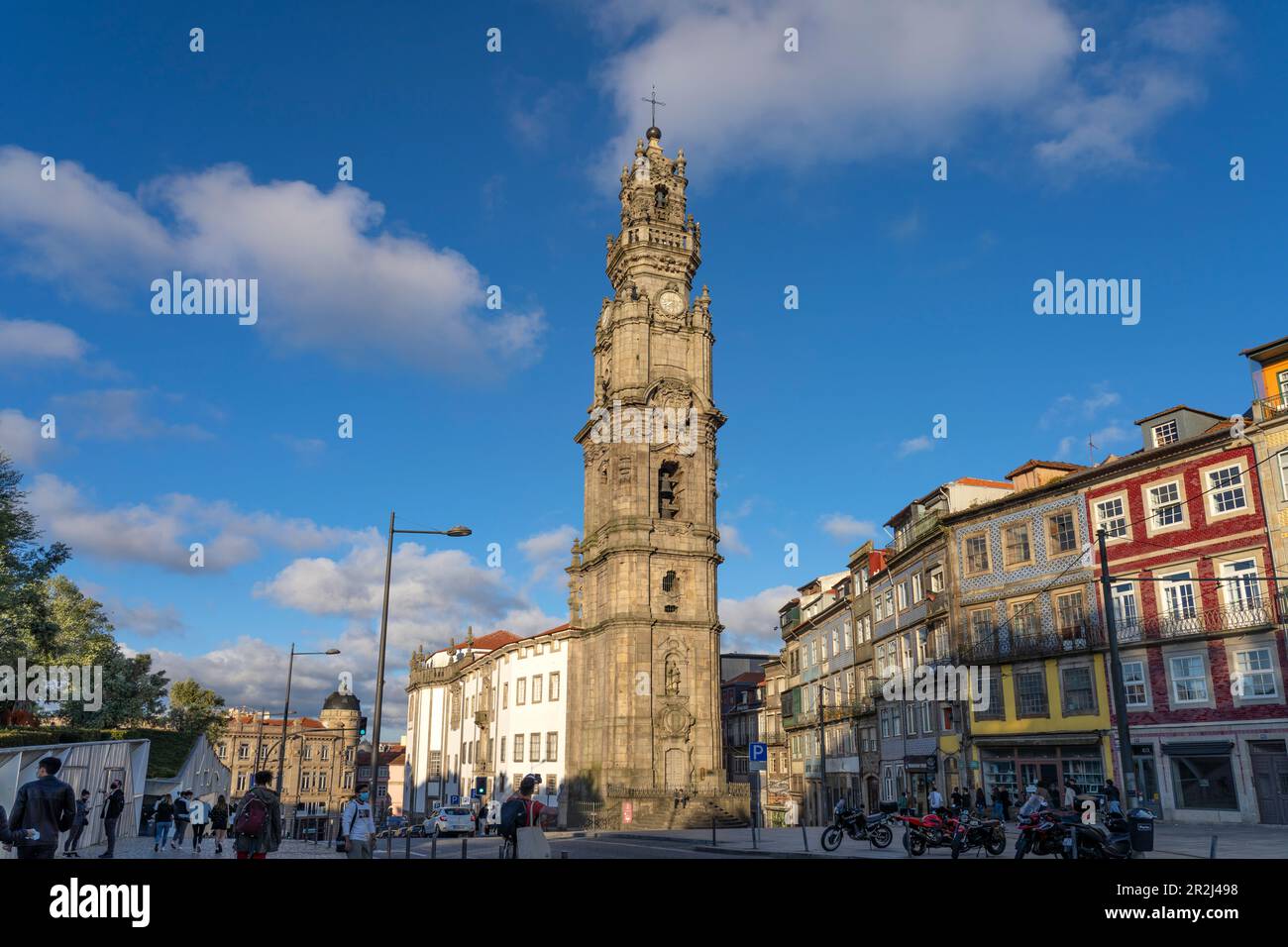 Torre dos Clérigos of the baroque church Igreja dos Clérigos, Porto, Portugal, Europe Stock Photo