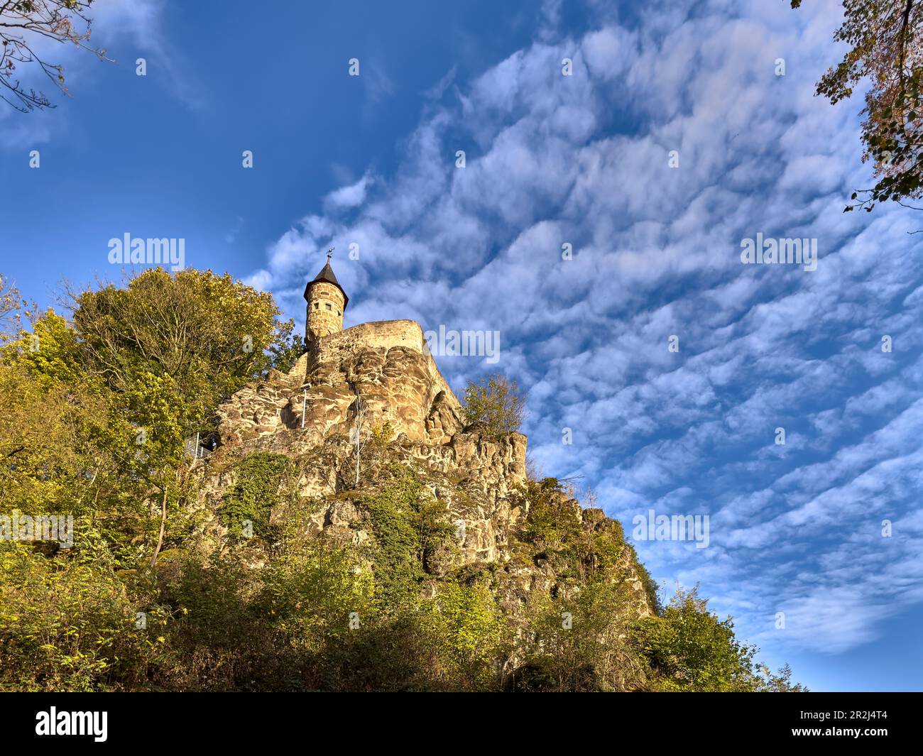 Johannis Tower Of Michaelsberg Abbey Siegburg NRW Germany Stock johannis-tower-of-michaelsberg-abbey-siegburg-nrw-germany-stock