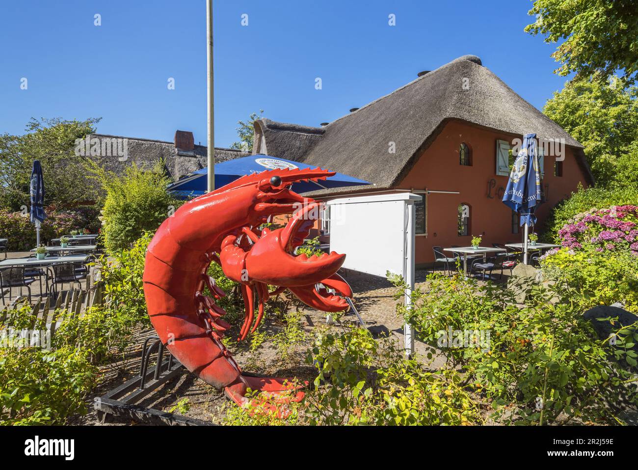 Restaurant Lohdeel, Nieblum, Foehr Island, Schleswig-Holstein, Germany  Stock Photo - Alamy