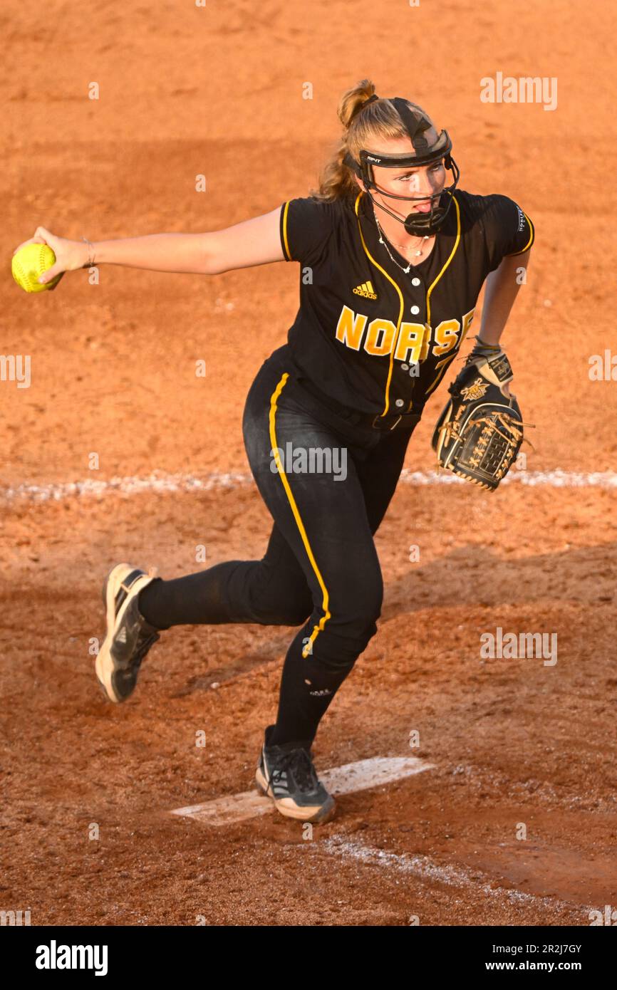 Northern Kentucky pitcher Madisyn Eads plays against Tennessee during