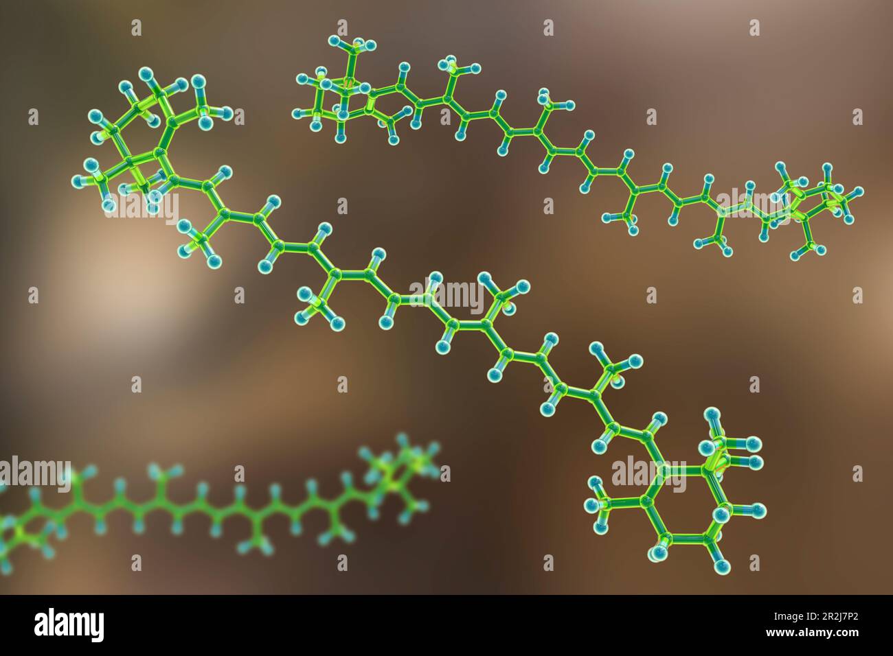 Molecular model of betacarotene, illustration Stock Photo Alamy