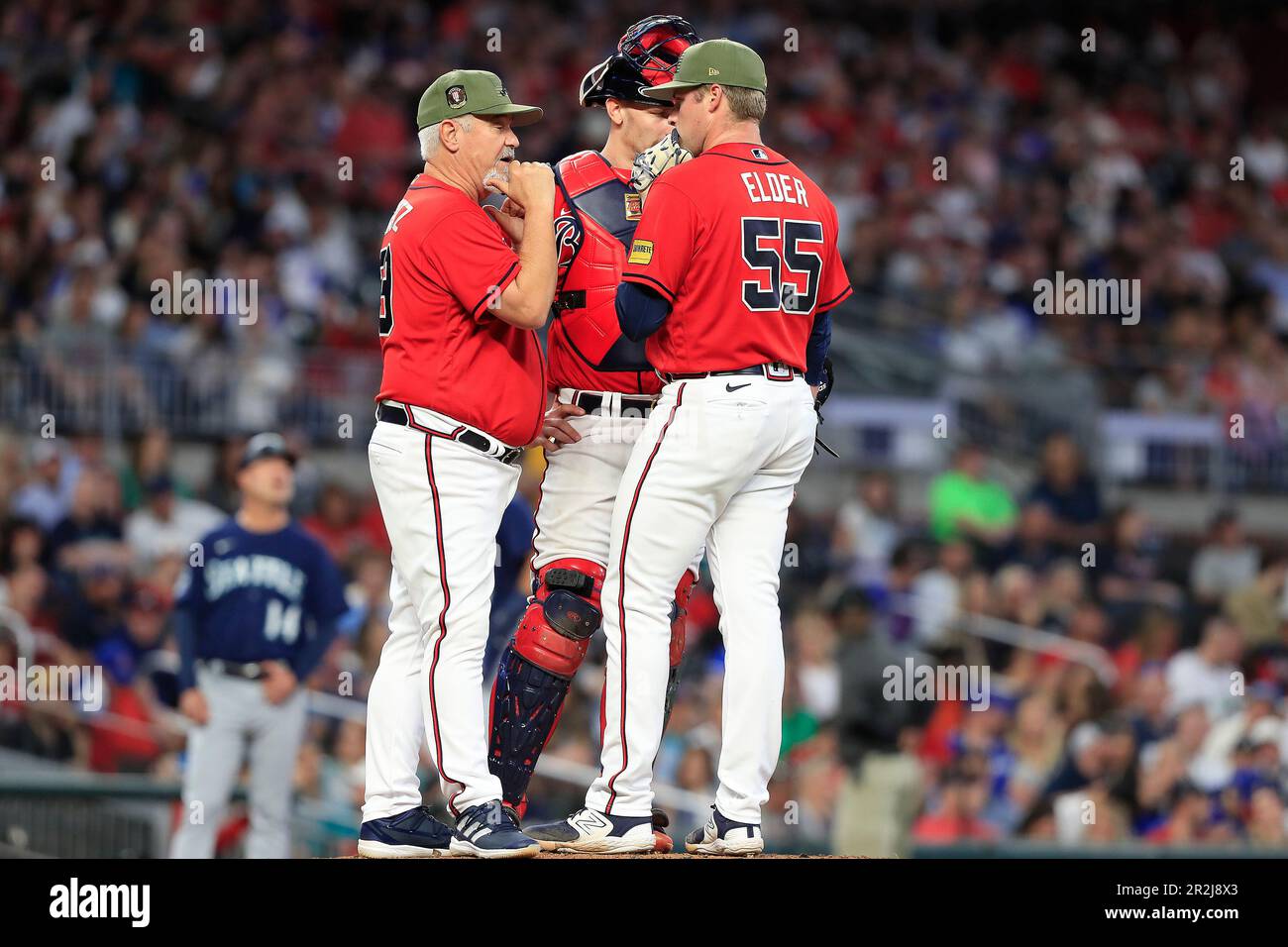 ATLANTA, GA MAY 19 Atlanta Braves pitching coach Rick Kranitz (39