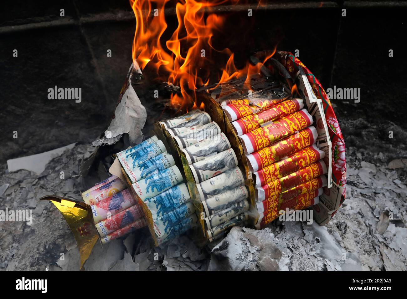 Joss Paper Are Sheets Of Paper That Are Burned In Traditional Chinese  (Chinese New Year) Stock Photo, Picture and Royalty Free Image. Image  36270118.