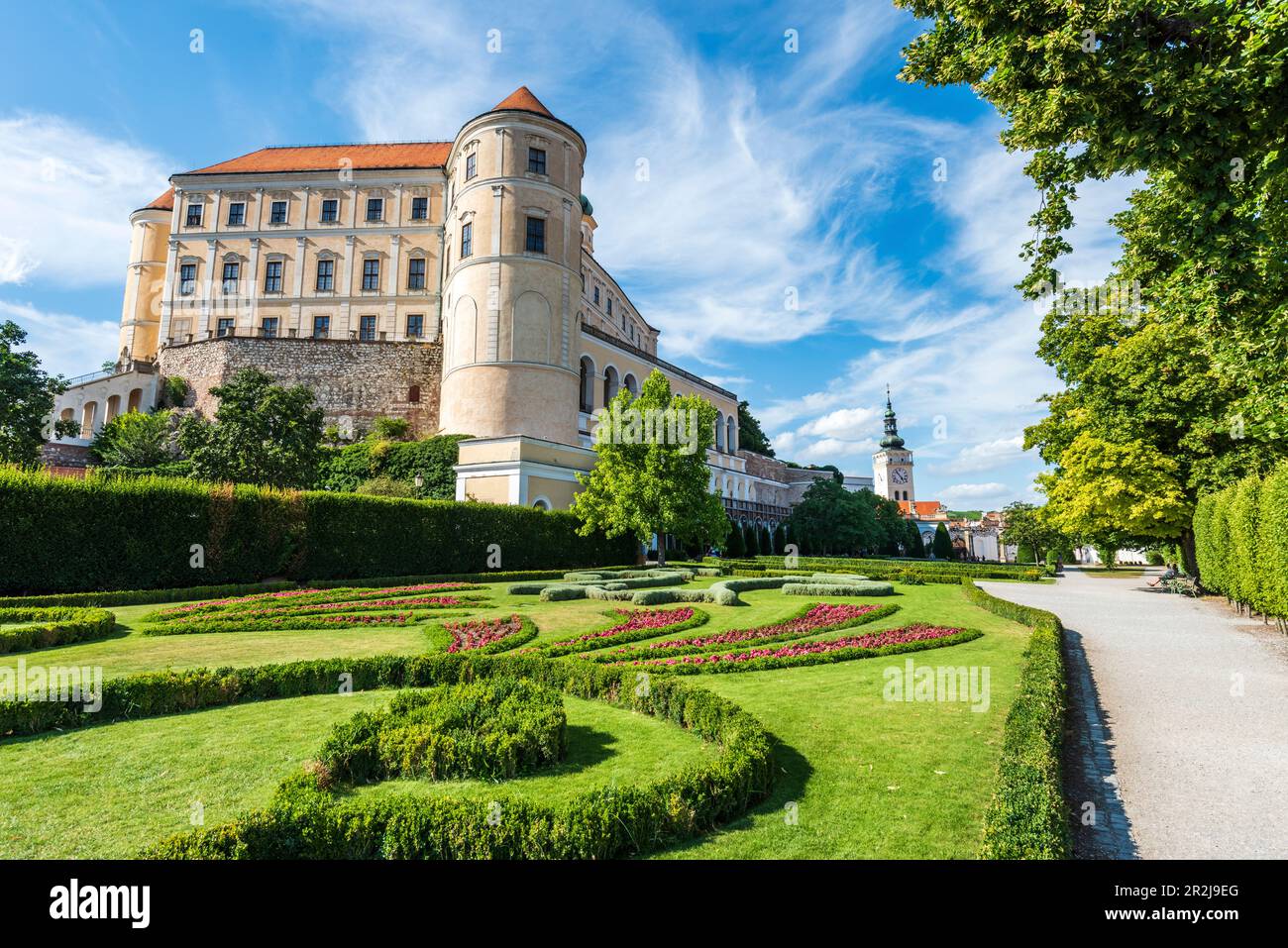 Castle in Mikulov, South Moravia, Czech Republic Stock Photo - Alamy