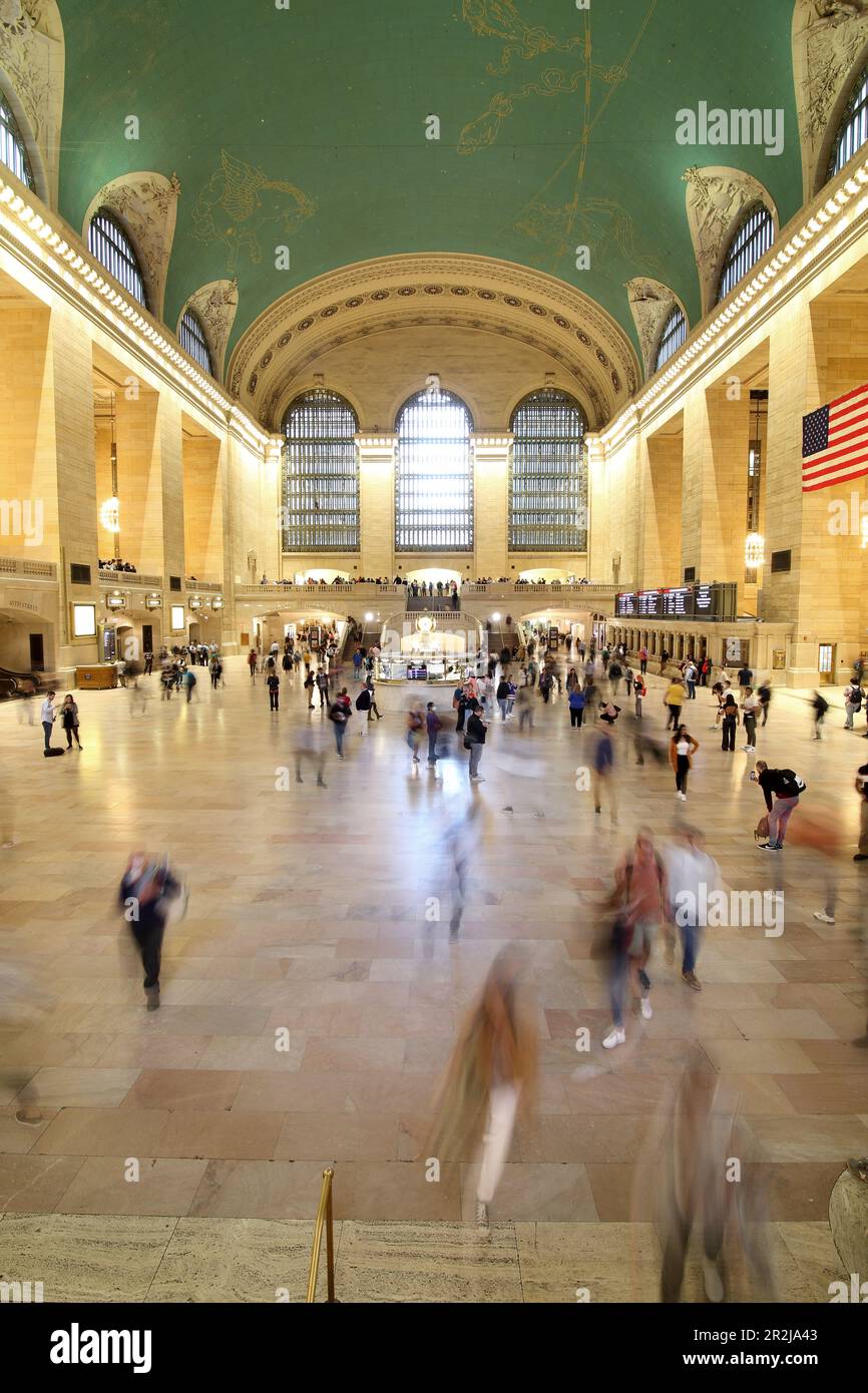 Art Deco Main Concourse of Grand Central Terminal, also known as Grand ...
