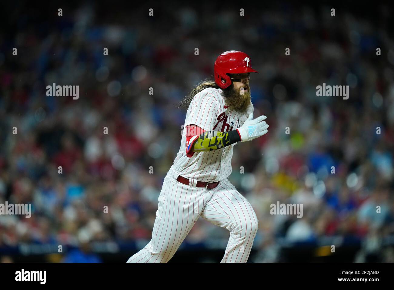 Philadelphia Phillies' Brandon Marsh during the fifth inning of a