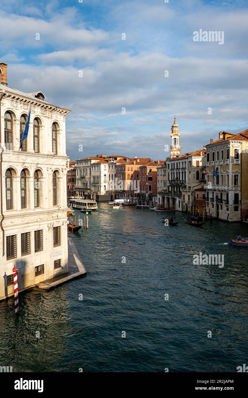 Venice - View of the Grand Canal from the Rialto Bridge Stock Photo - Alamy