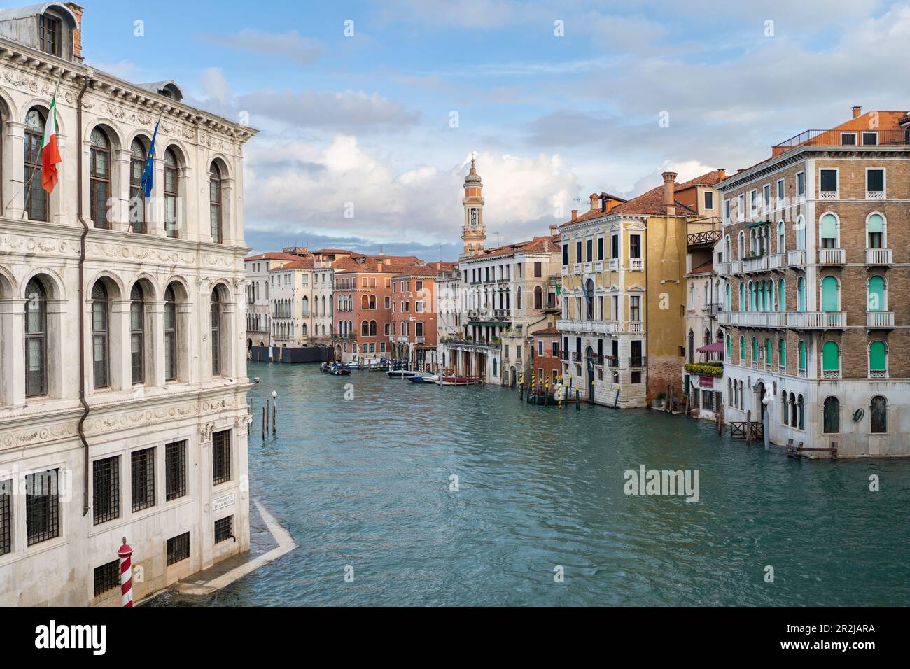 Venice - View of the Grand Canal from the Rialto Bridge Stock Photo - Alamy