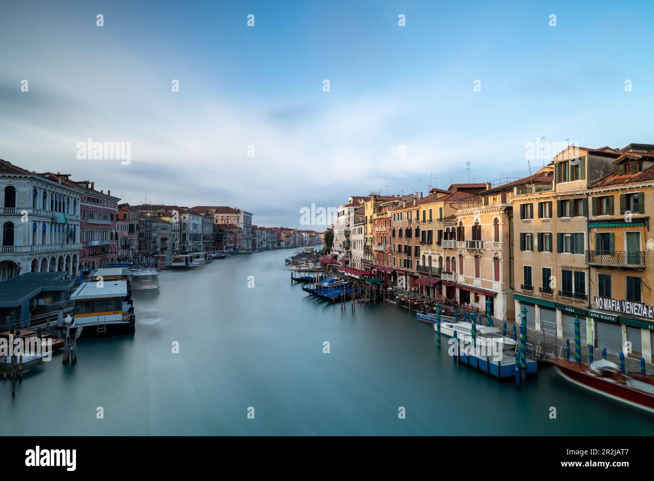 Venice - View of the Grand Canal from the Rialto Bridge Stock Photo - Alamy