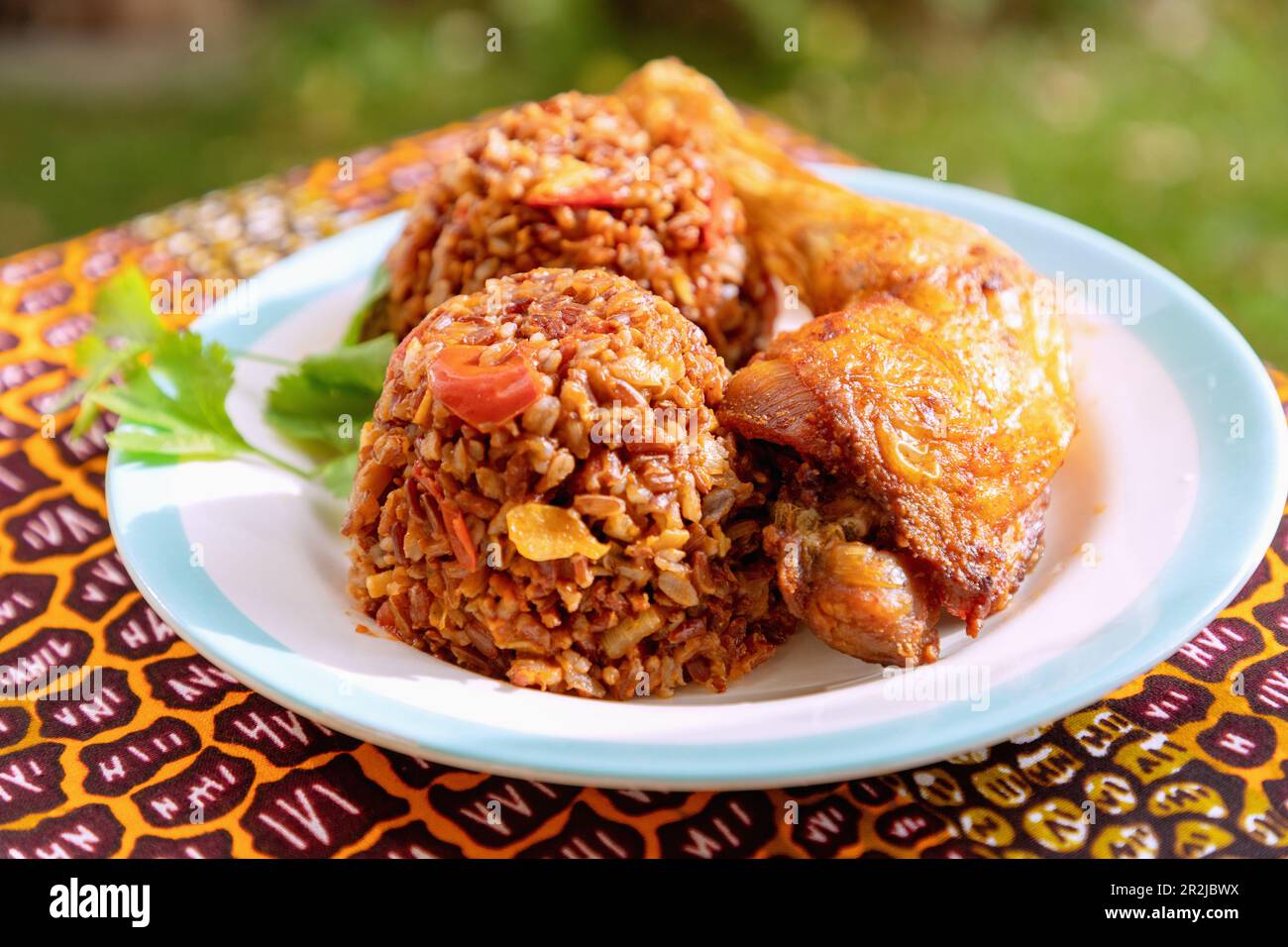 Jollof Rice And Chicken Jollof Rice With Beef, Fish, Or Chicken