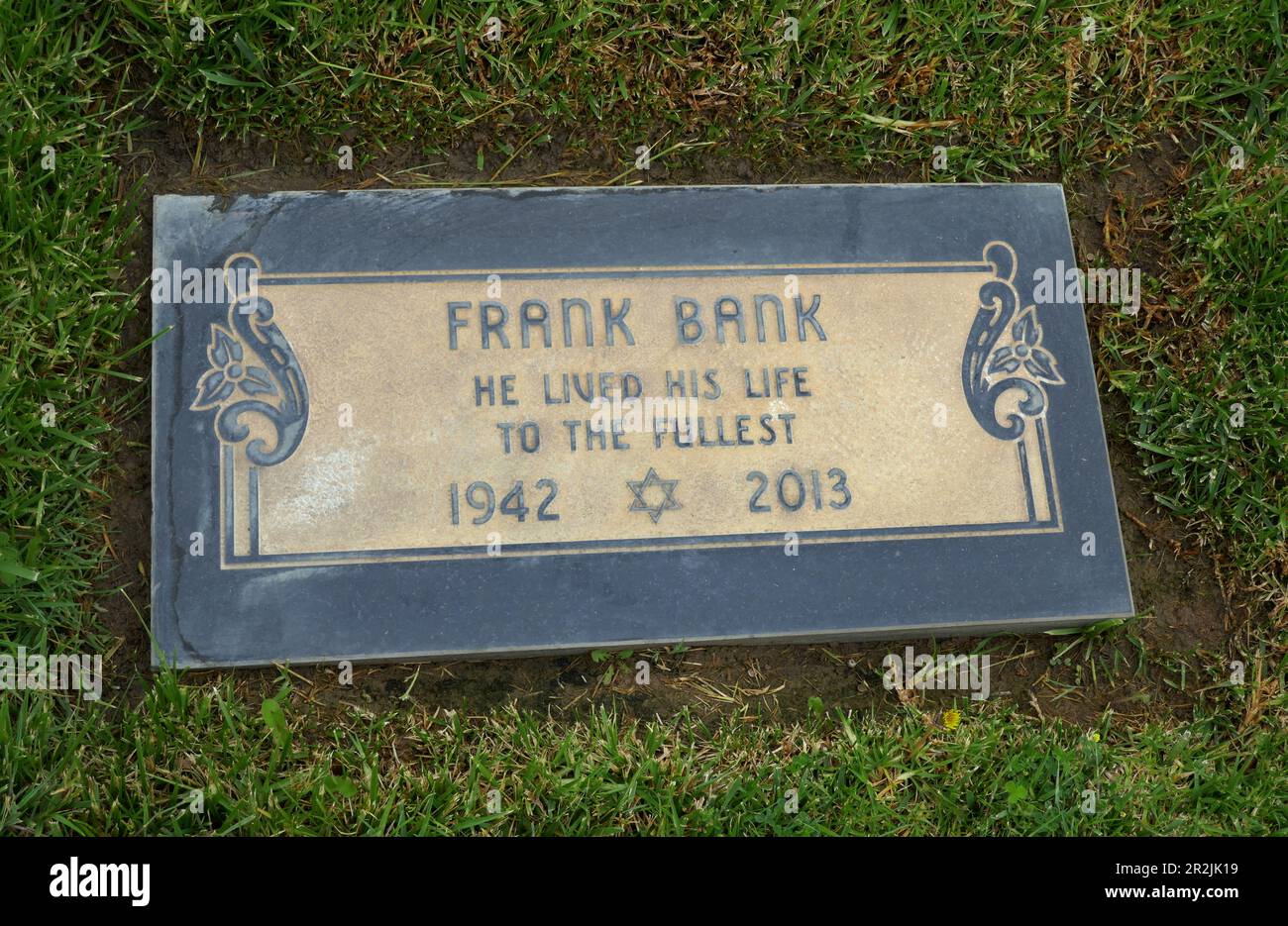 Los Angeles, California, USA 18th May 2023 Actor Frank Bank Grave in