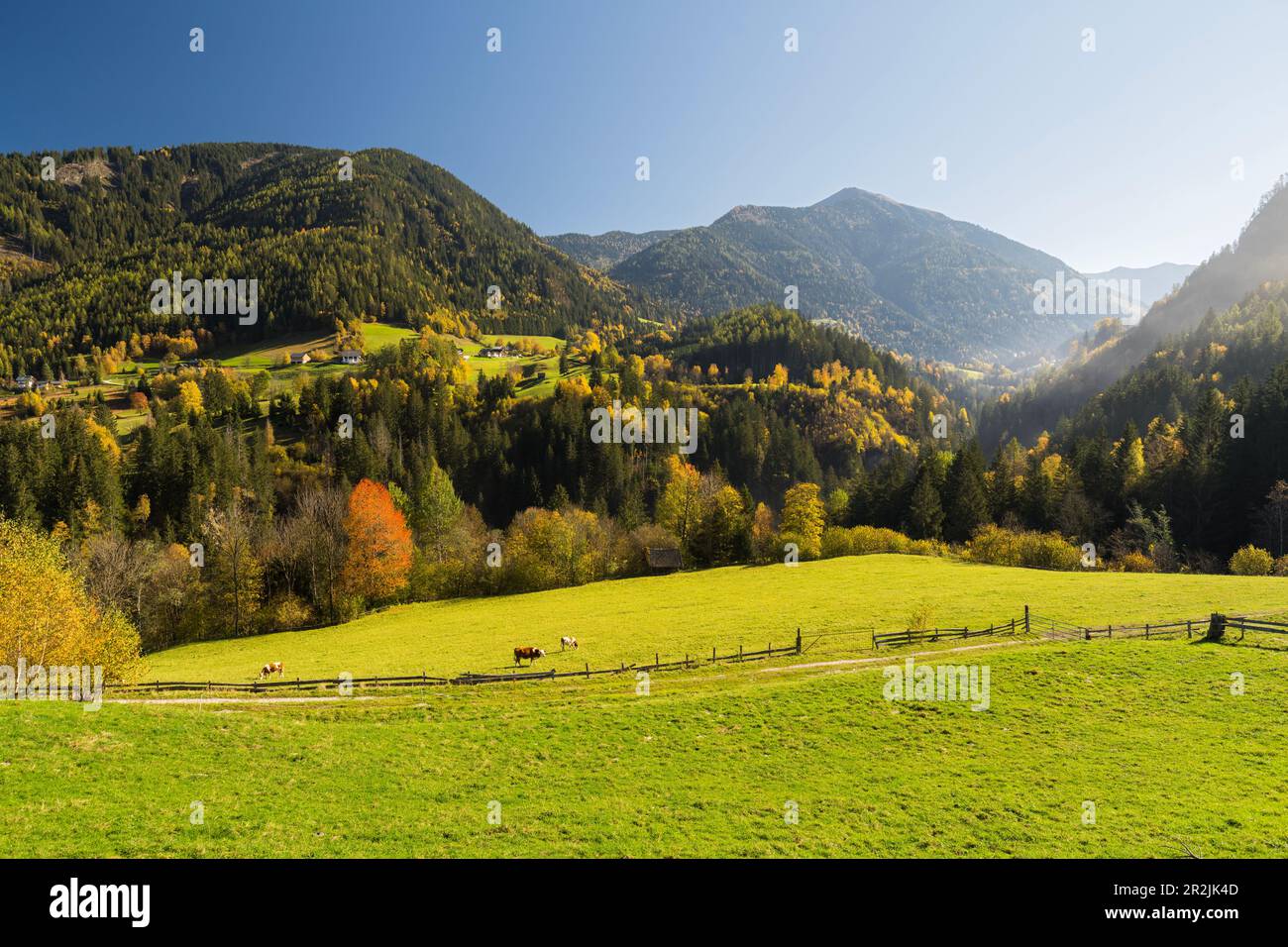 Sölktal, Niedere Tauern, Styria, Austria Stock Photo