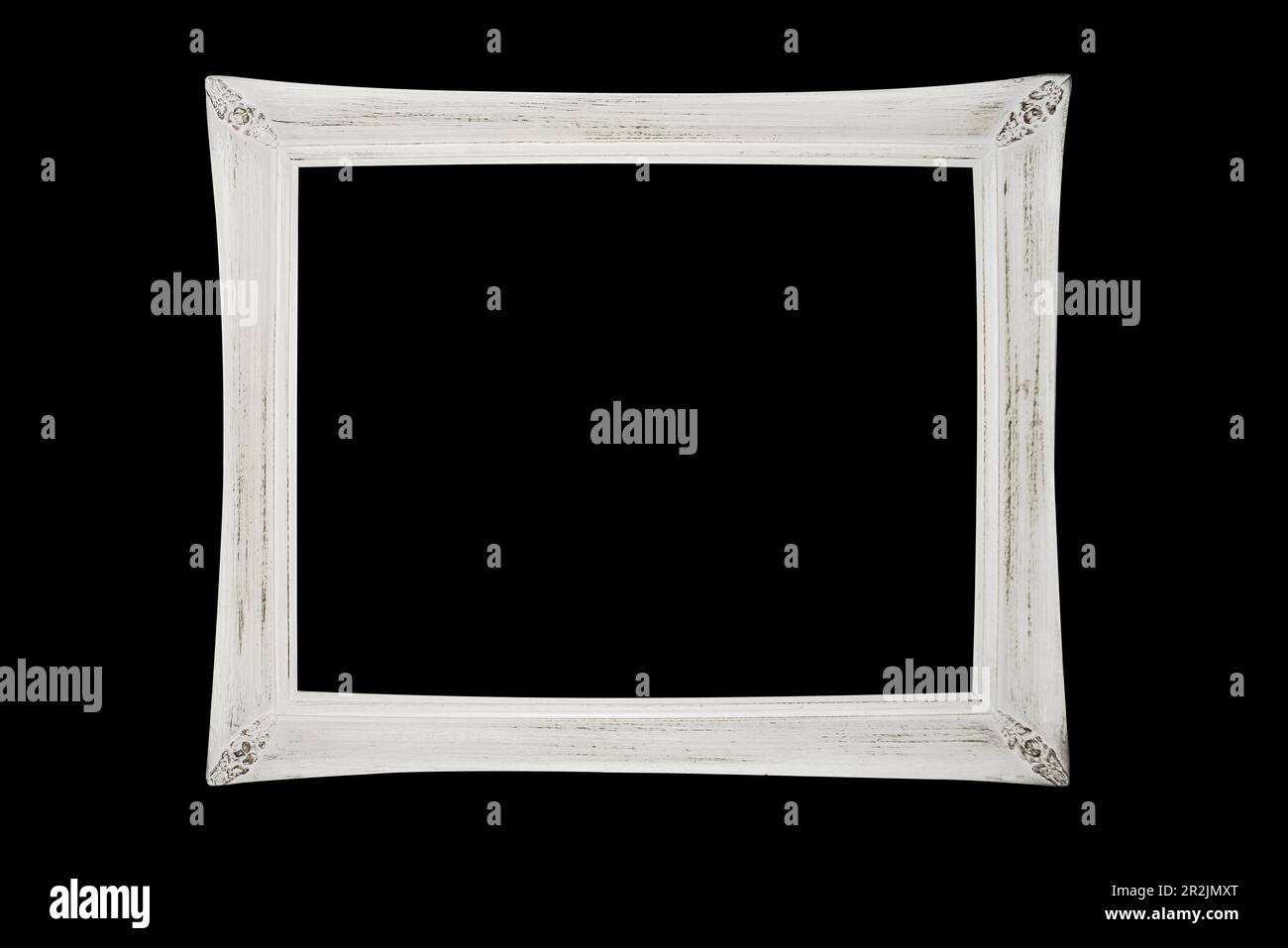 Curved shabby chic photo frame templated isolated decor romantic girly ...