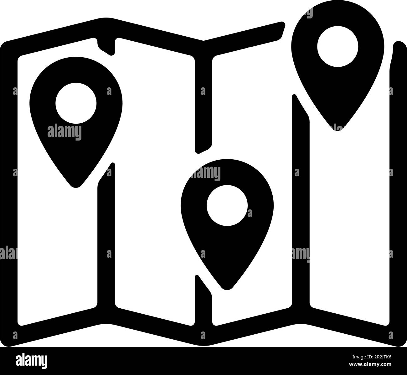 MAP ( travel, destination ) vector icon illustration Stock Vector Image