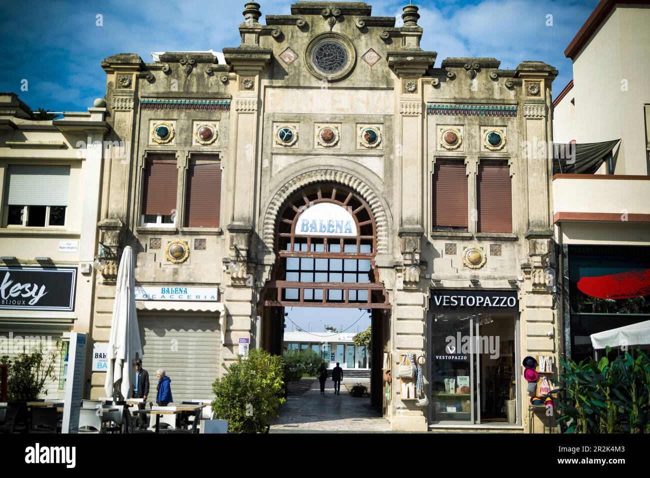 Viareggio Italy APRIL 30 2023 Viareggio is the famous resort on the