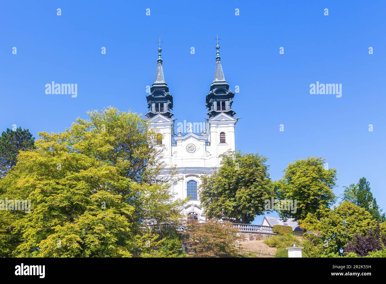 Linz, Pöstlingberg pilgrimage basilica Stock Photo - Alamy